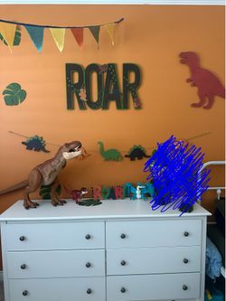 Dinosaur  room decor