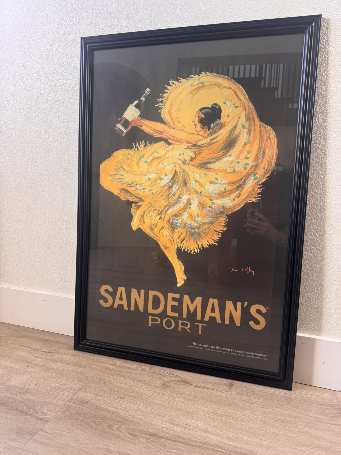 SANDEMAN Port framed art