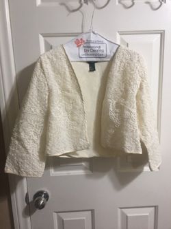 H&M ivory cardigan