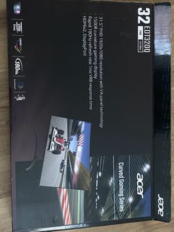 Acer 32 Edt32oq Curved Gaming Series