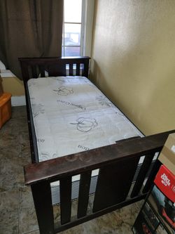 Wooden Twin Size Bed