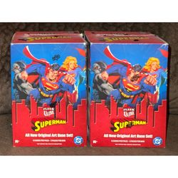 (2) 2026 Fleer Ultra Superman Blaster Boxes ~ 2 Box Lot ~ DC Comics Trading Cards NEW