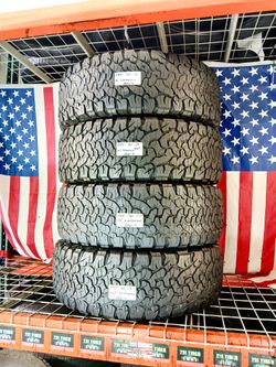 ✅ 4 USED TIRES LT285/70R17 BF GOODRICH K02 ALL TERRAIN OFF-ROAD 4X4 JEEPS TRUCKS 285 70 17