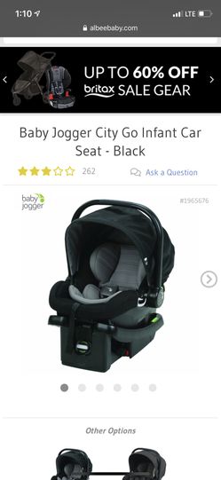 Car Seat and Base - Infant Baby Jogger brand