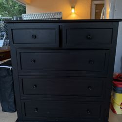 black/ebony dresser 