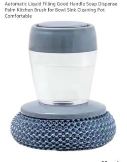 Soap dispensing scrubber, new