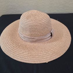 Sun Hat Women's Tan Beige Oversized