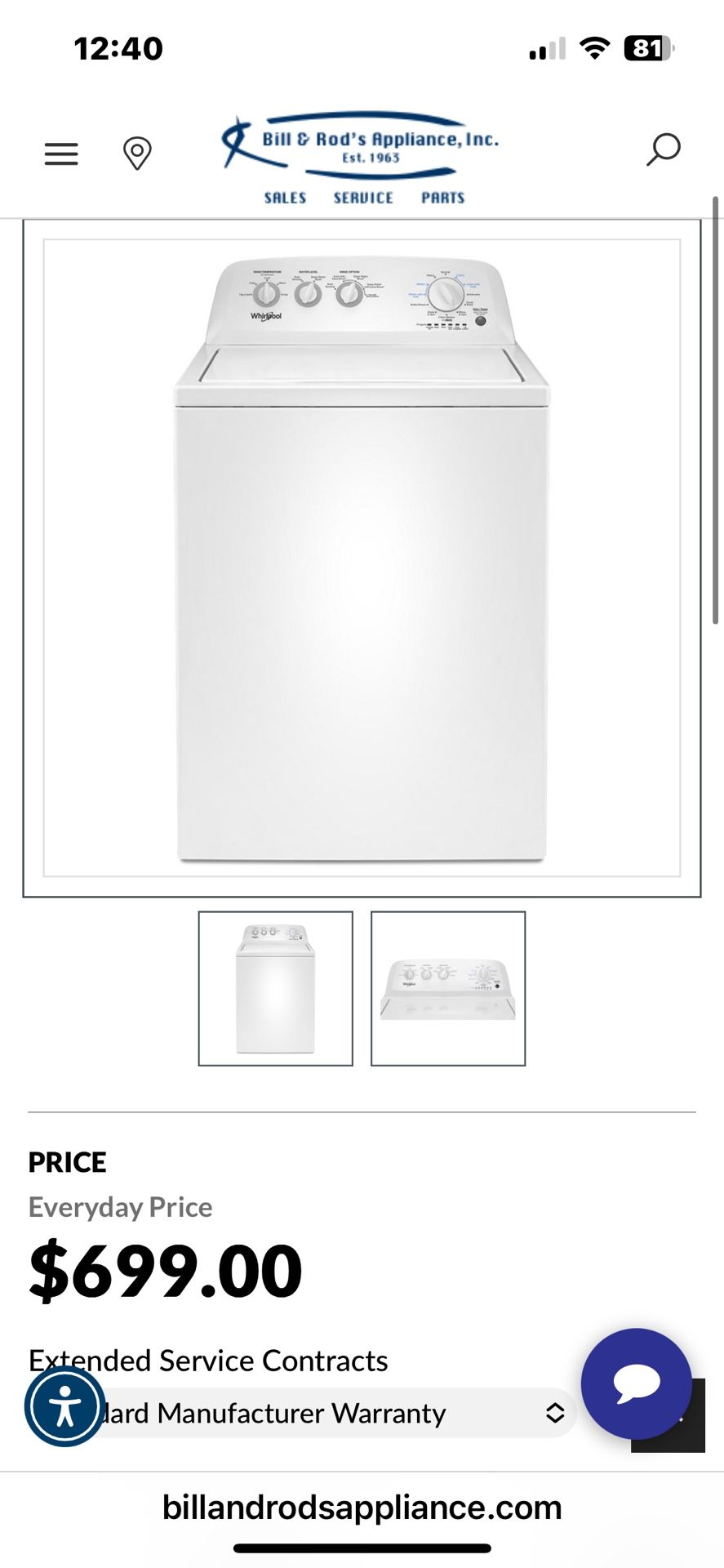Whirlpool Washer