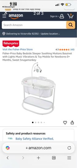 Fisher price bassinet