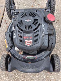 Craftsman platinum push mower runs and cuts great.