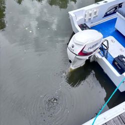 boat ready to go fishing