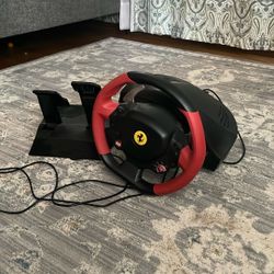 Thrust Master Ferrari Steering Wheel For Xbox