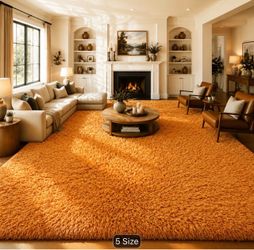 Luxurious Fluffy Large Shag Rug Ultra Soft, Plush, Fuzzy, Durable 6x9 ft New