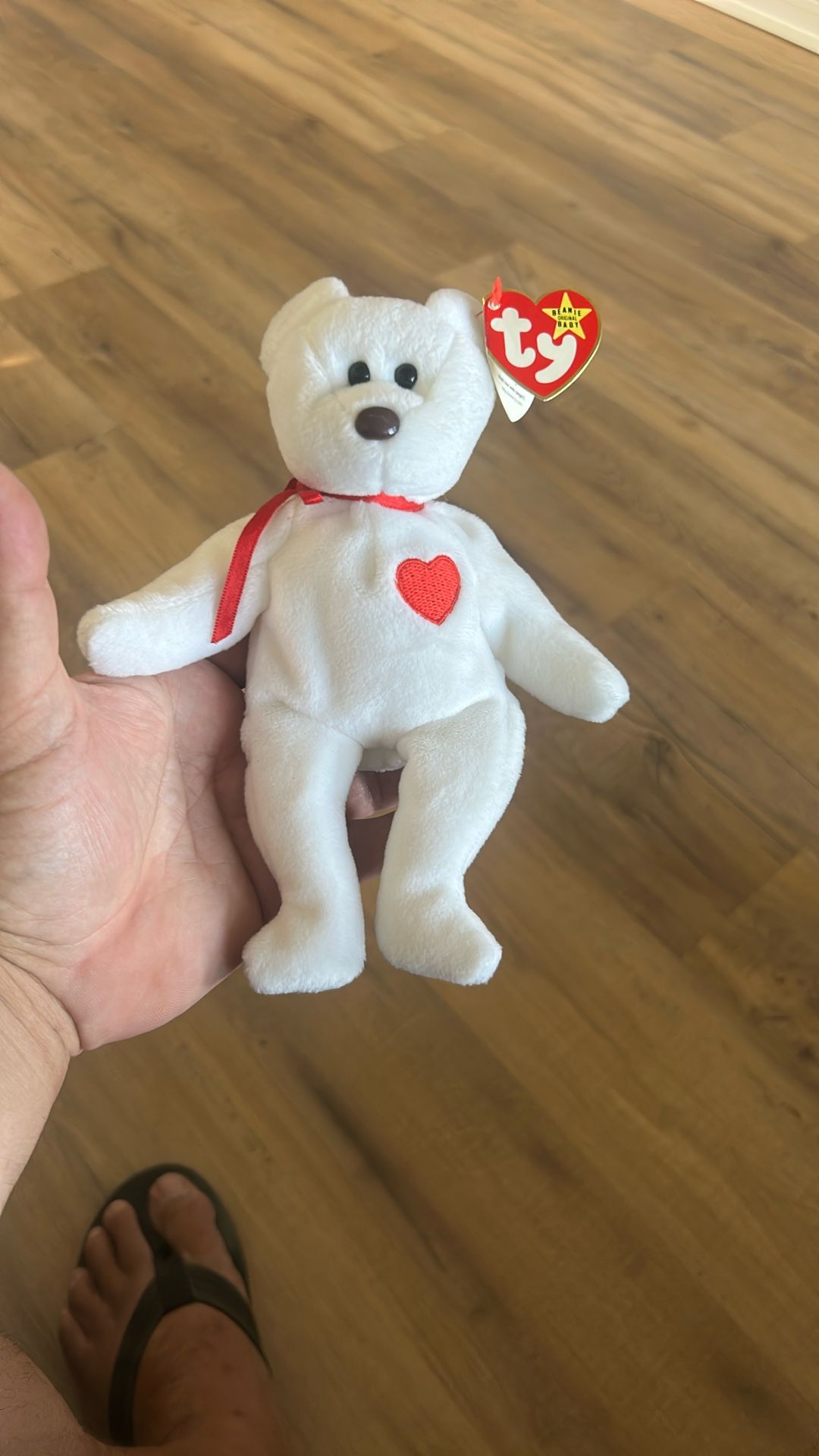 Ty 4058 Valentino Bear Beanie Baby 1993/1994