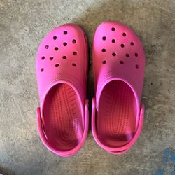 Pink Crocs