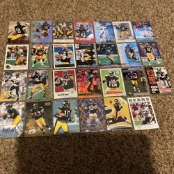 27 Kordell Stewart Football Cards With Rookie “Slash” Pittsburgh Steelers Star 