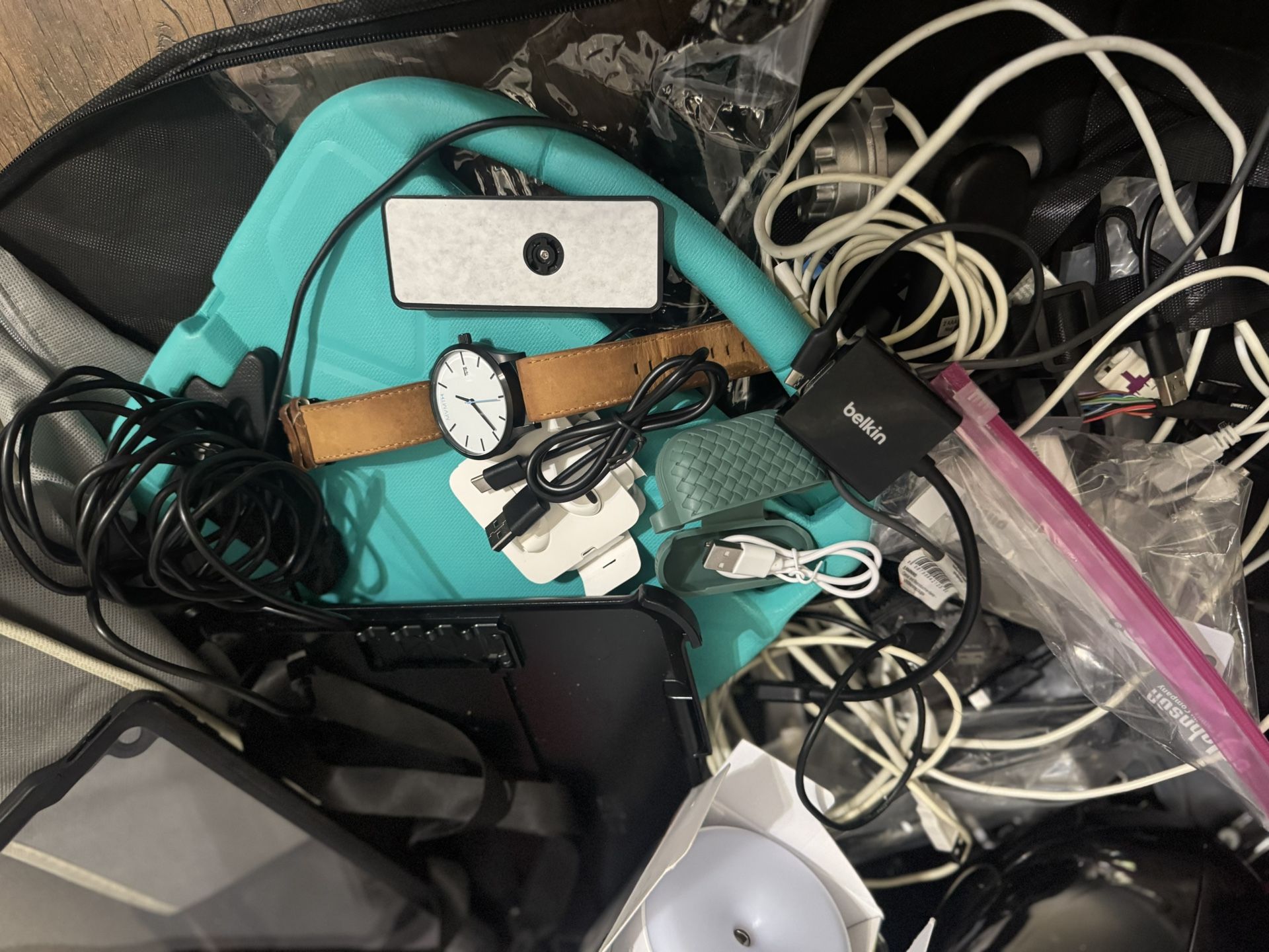 bag full of different things