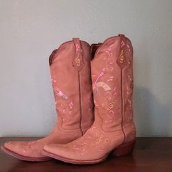 Johnny Ringo suede western boots women’s size 11