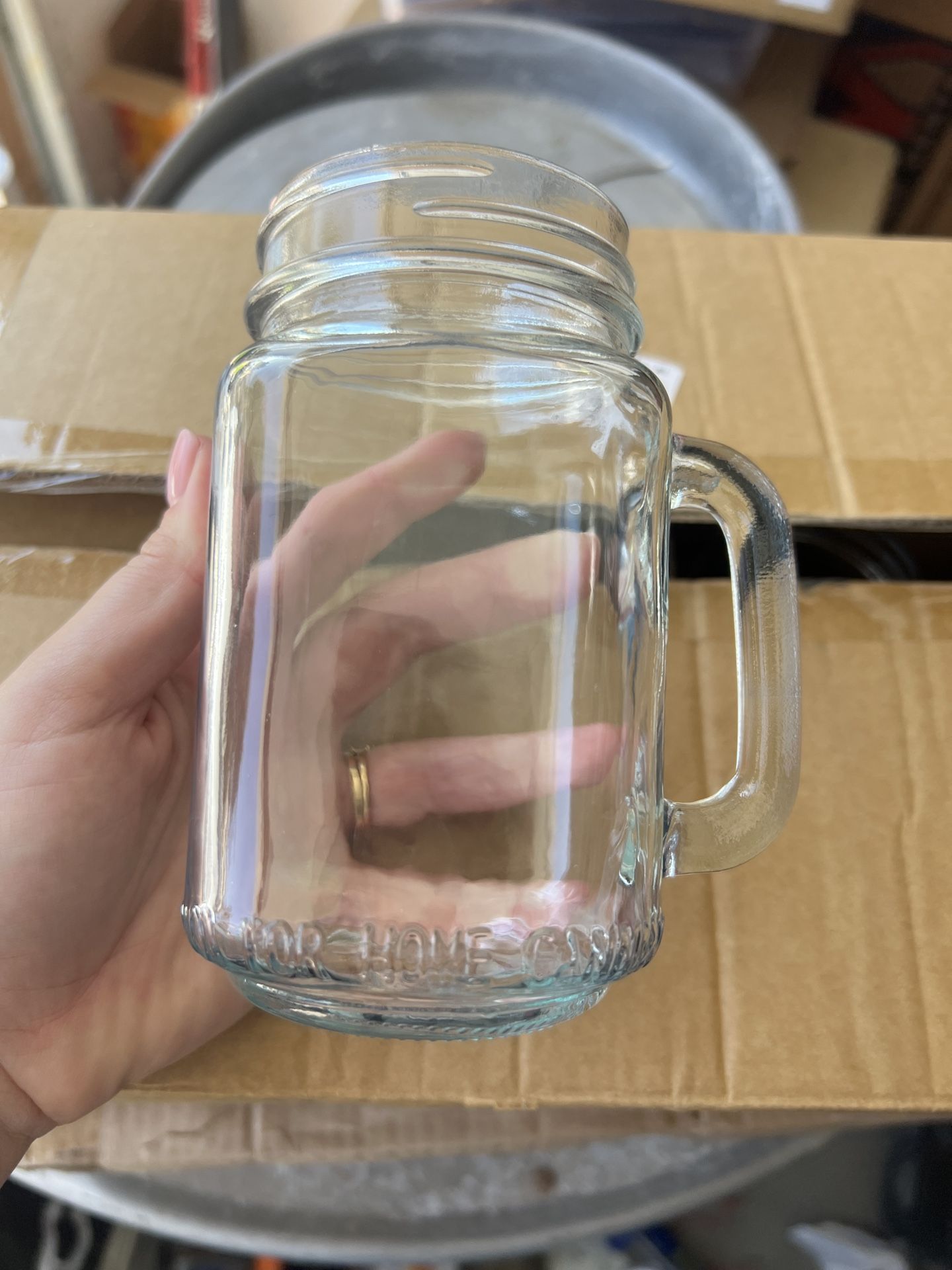 50 Mason Jar Glassware Cups [Wedding, Event, Shower]
