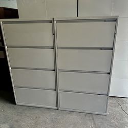 OFFICE/HOME FILE CABINET 4 DRAWERS LATERAL FILE WITH KEY 
