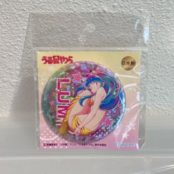 Urusei Yatsura Lum Kirakira Hologram BIG Can Badge