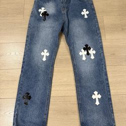 Chrome heart jeans