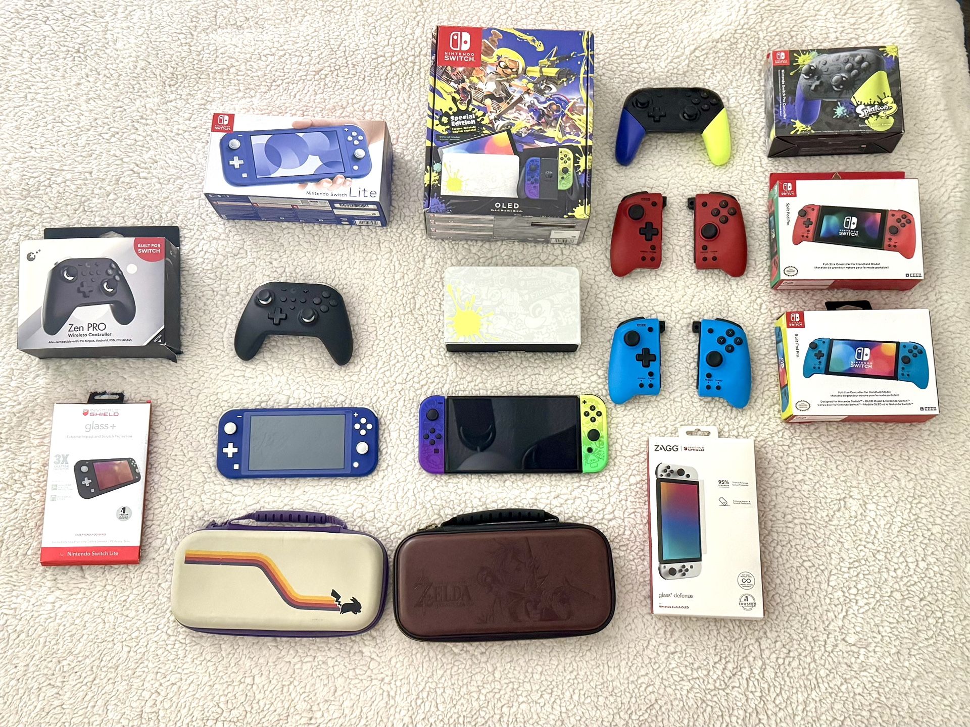 Huge Special Edition Nintendo Switch OLED & Nintendo Lite Bundle