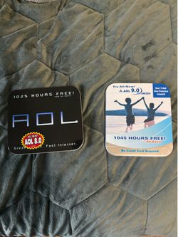 AOL Promotional Tins and CD