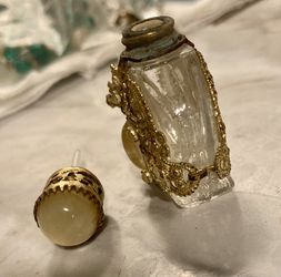 Antique perfume bottle very small Thumbnail