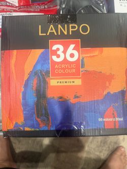 Lanpo 36-Color Premium Acrylic Paint Set