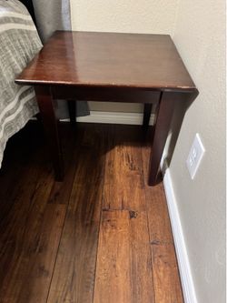 Wood End Table