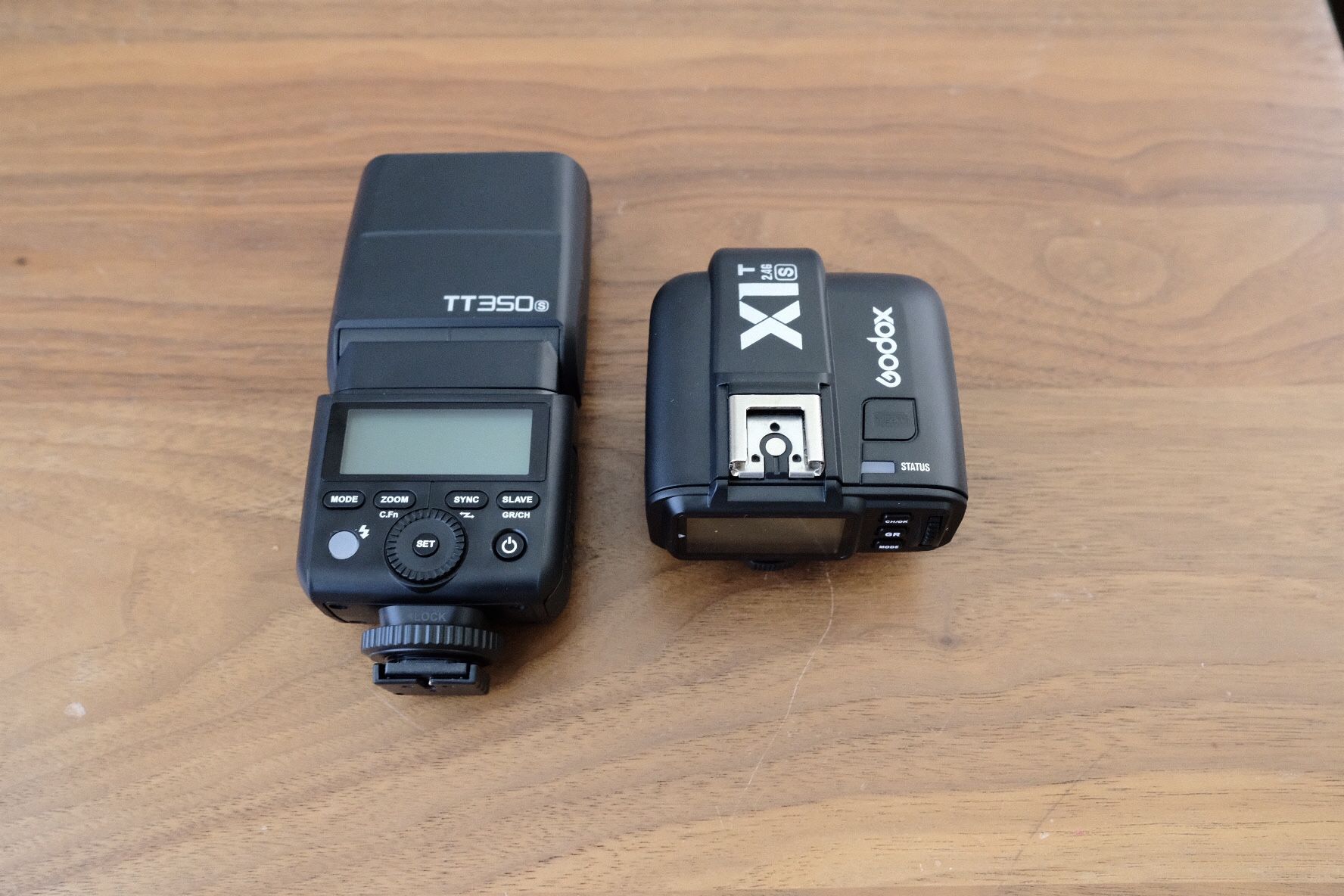 Godox TT350S flash and X1T transmitter for Sony camera