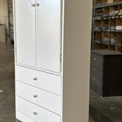 Tall Clothes Drawer White Premium Luxury Style