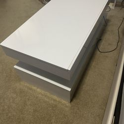 Coffee Table With LED Light