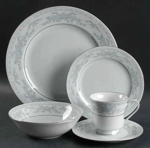 Title 38 Piece Dinnerware Set Of Excel China In The Somerset Pattern, Made In China