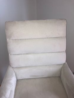 Off White upholstered accent chair