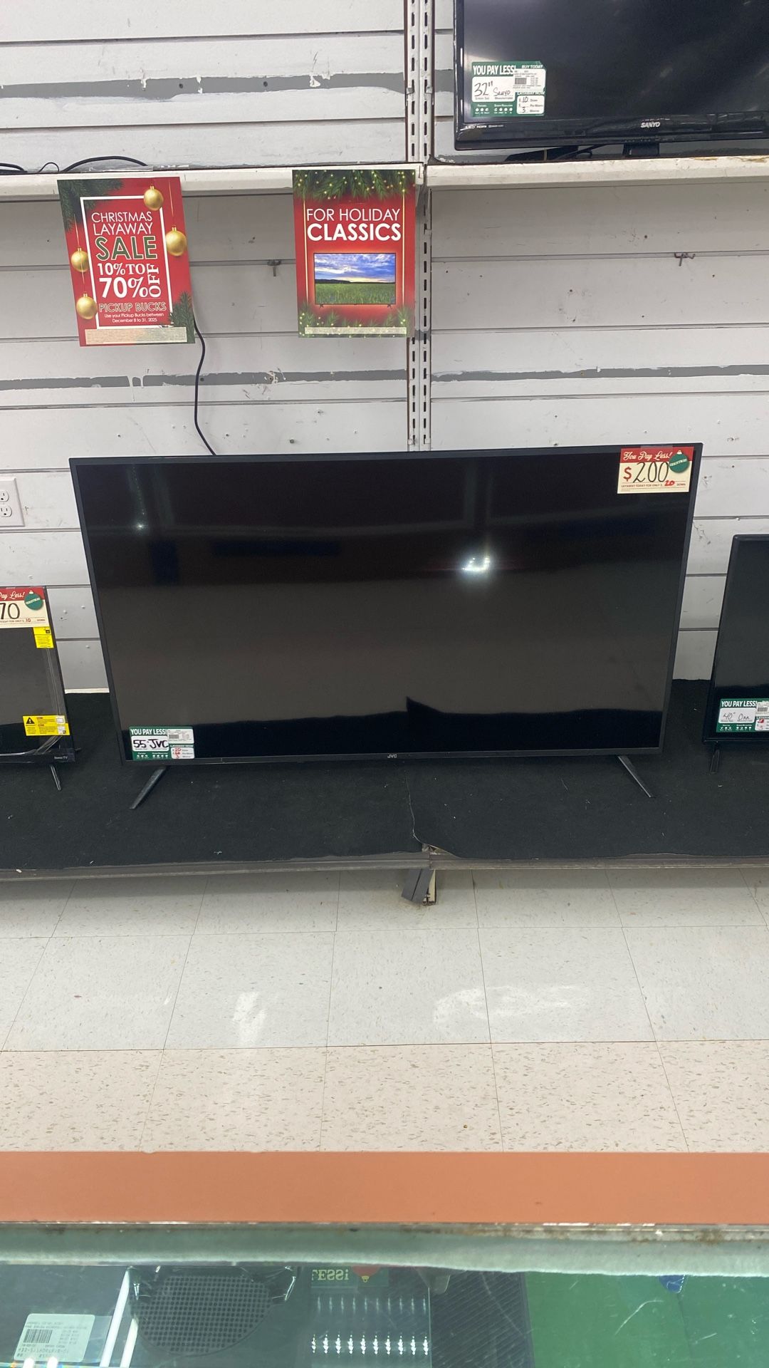 55” JVC SMART TV 20$ Layaway