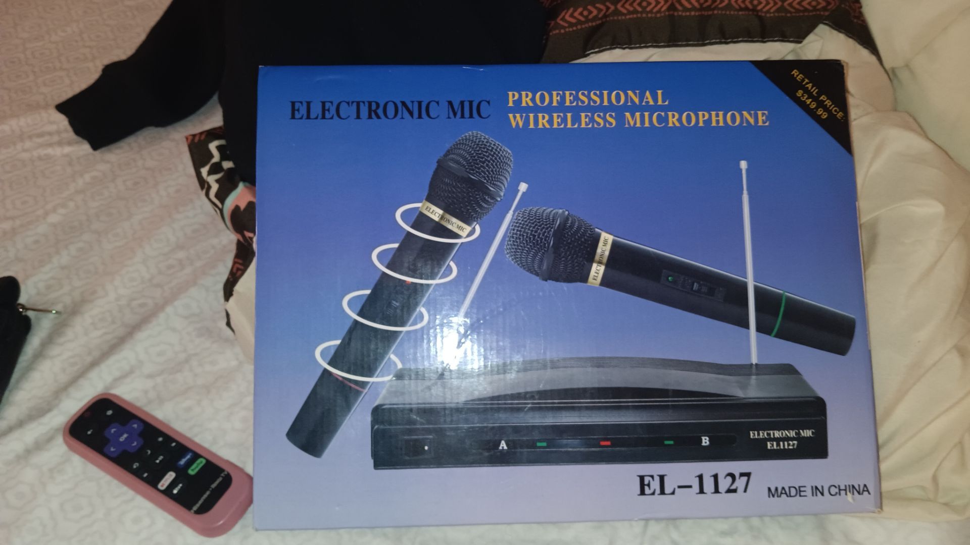 Professional wireless new microphone runs for $349.99