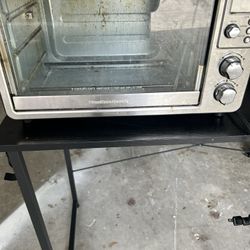 Vintage Hamilton Beach Countertop Oven - Stainless Steel with Glass Door!