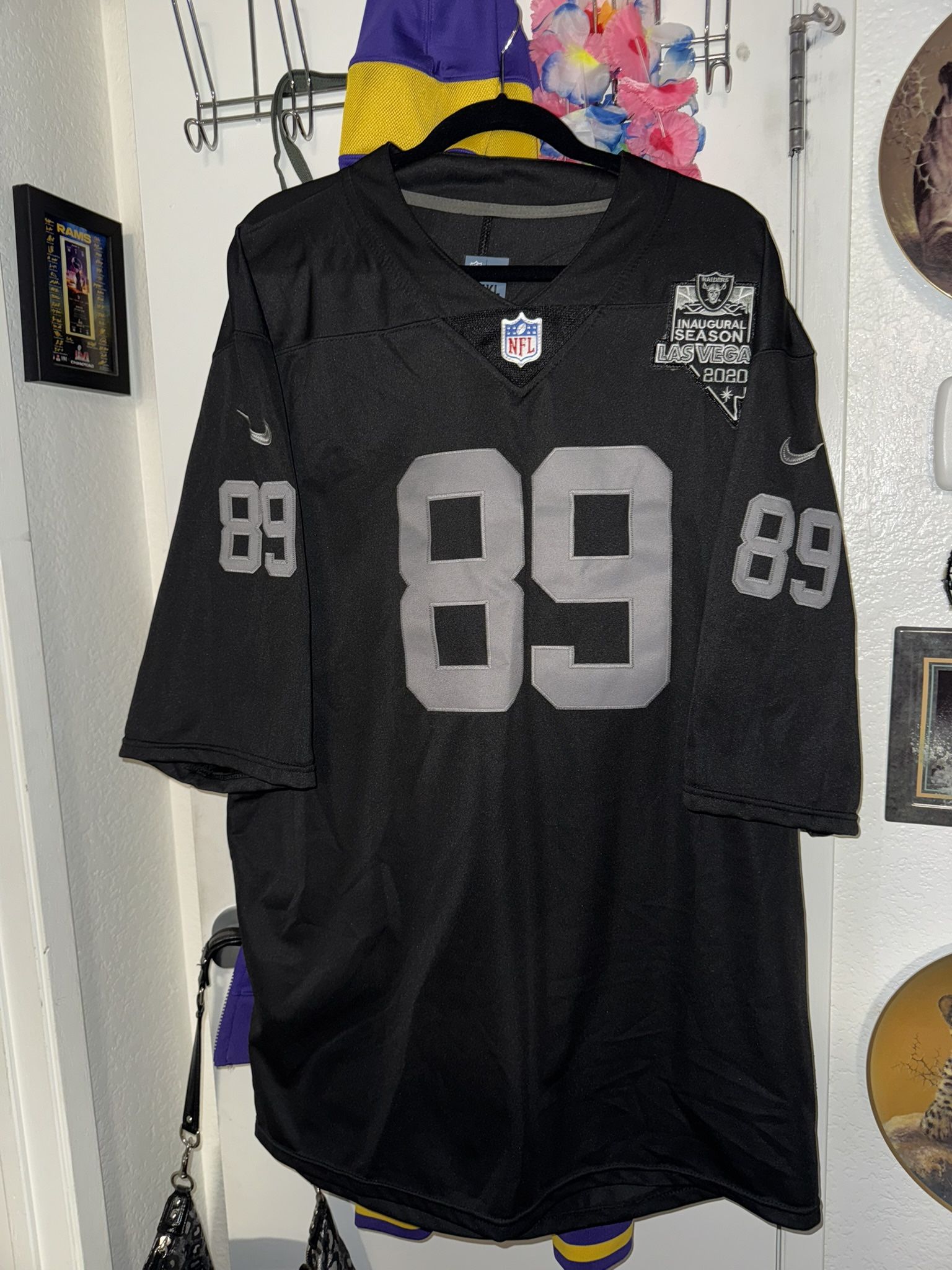 Nike Brock Bowers Raiders Inaugural Season Jersey