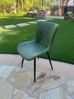 6 Emerald dining chairs
