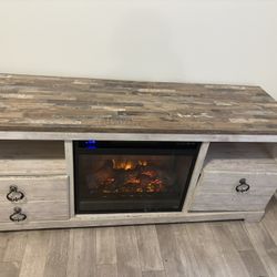 TV Stand With Electric Heater
