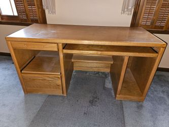 Oak Tech Desk