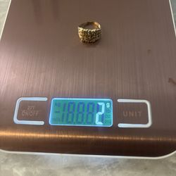 10k gold nugget ring