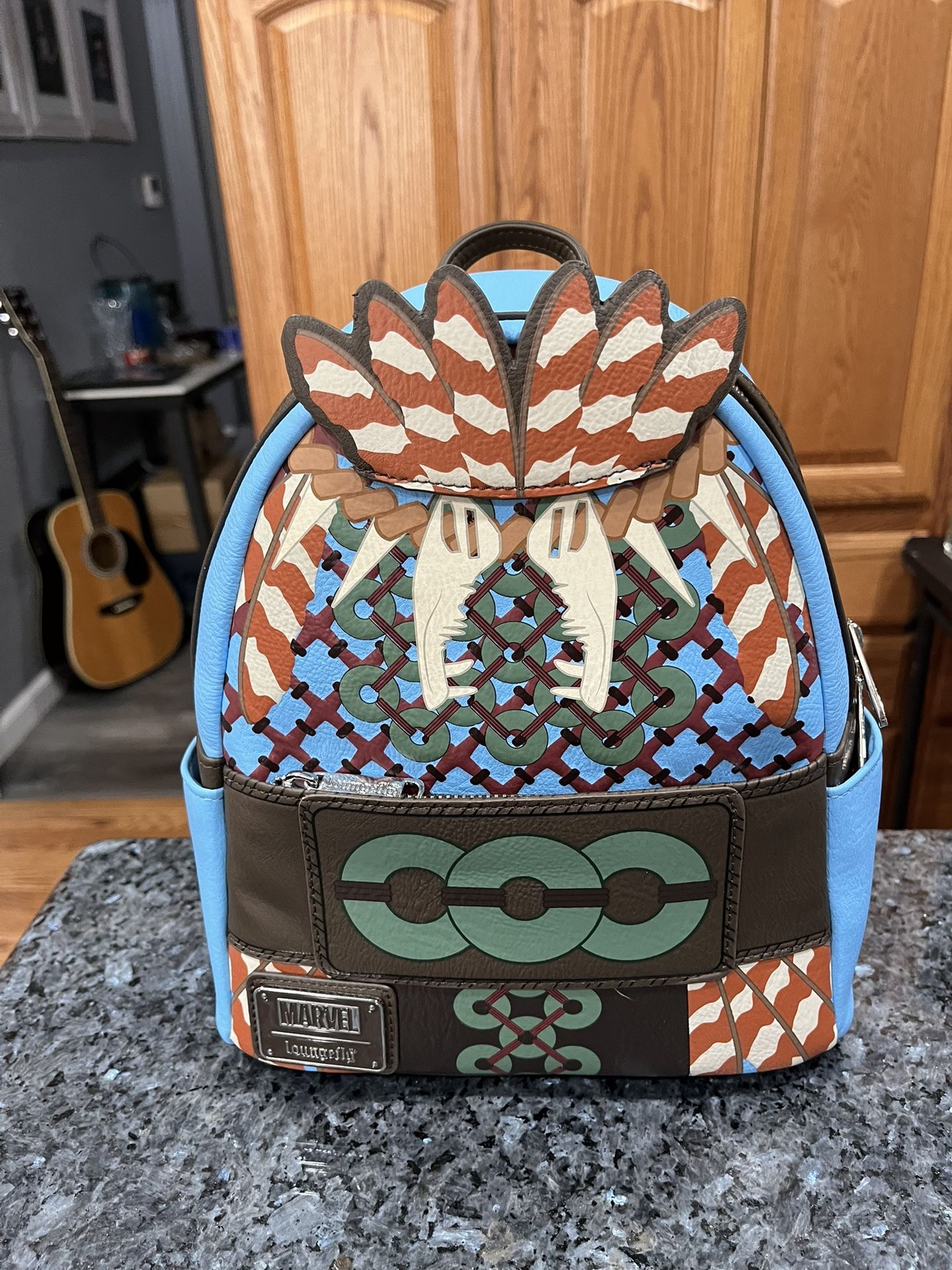 Lounge fly Marvel Black Panther Wakanda Forever Mini Backpack.  Brand new with tags.  