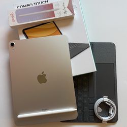 Apple IPad Air 11” ( M2 chip / 2024 Model) 512GB / 1TB with pen, Logitech keyboard & Accessories 