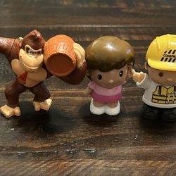 Bundle Of Toy Figures - McDONALD'S Super Mario Bros Movie Donkey Kong And Others