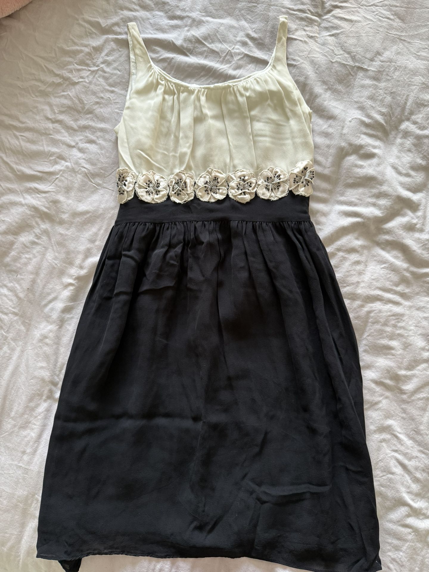 Black Silk Sun Dress