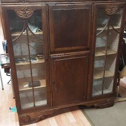 Vintage Oak Bookcase- Located In Shelton 