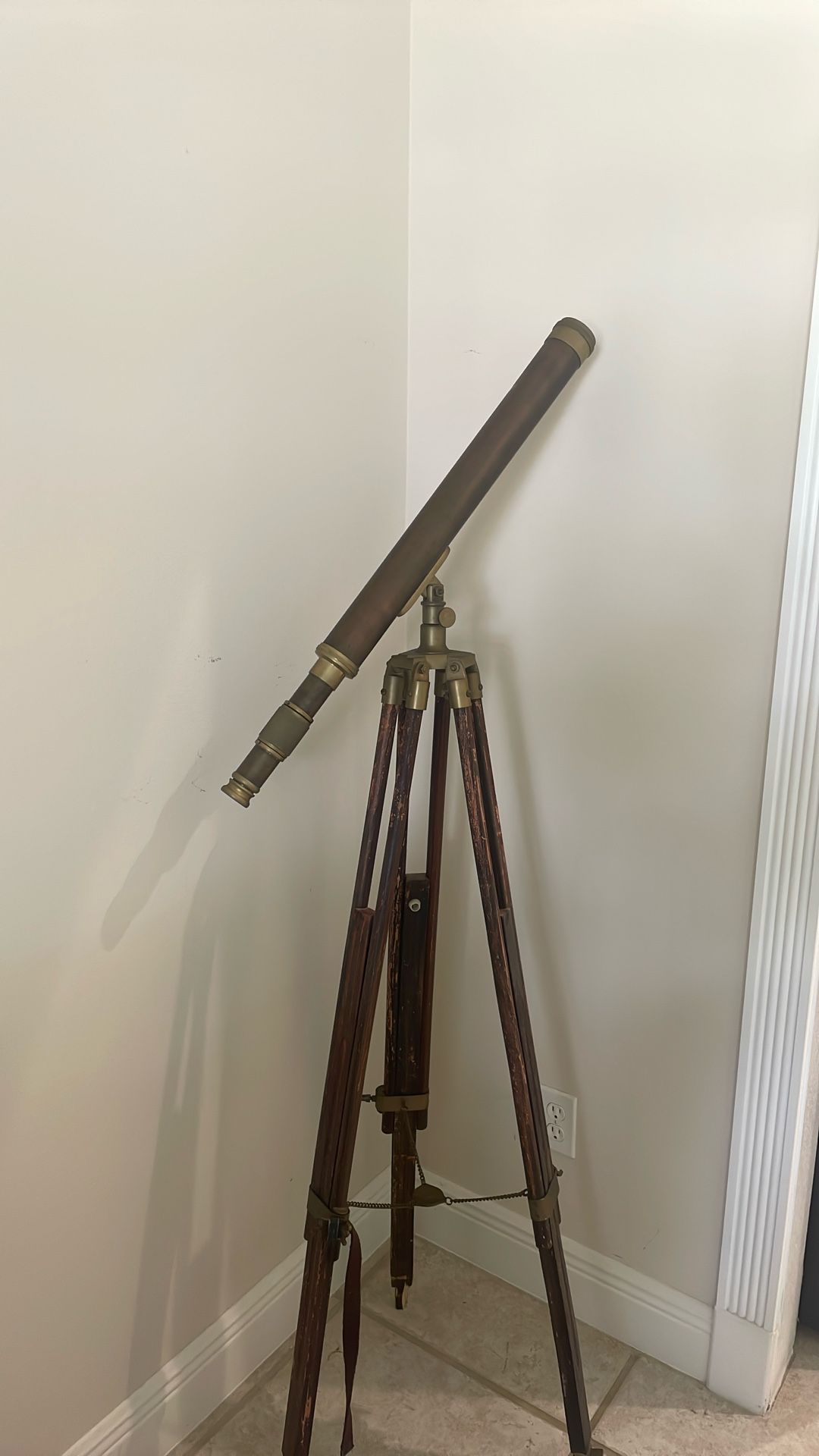 Nautical Decor Brass Telescope